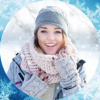 Blue Minimalist Professional Instagram Profile Picture